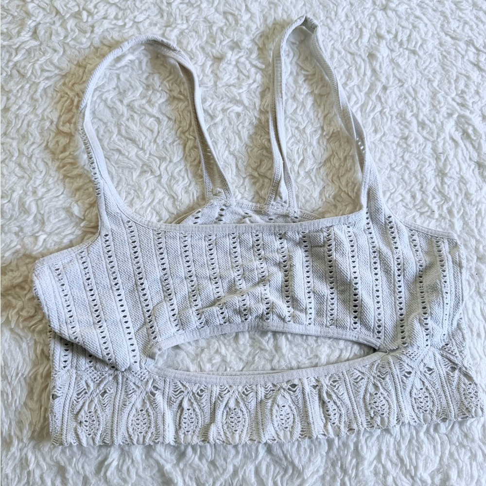 5 for $25! White Lace Bralette
